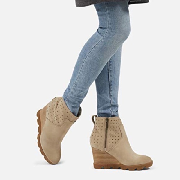 Sorel Joan Uptown bootie stud sandy tan NWT 9 M - Picture 6 of 6